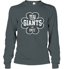 Patrick's Day Shamrock For New York Giants Fans Long Sleeve T-Shirt - kambletee