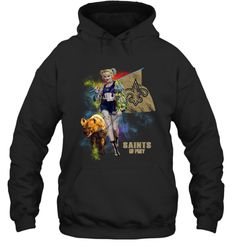 Harley Quinn New Orleans Saints Of Prey Hoodie - kambletee