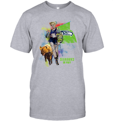 Harley Quinn Seattle Seahawks Of Prey Men's T-Shirt - kambletee