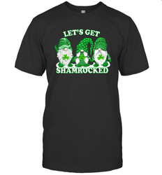 Gnomes let's get shamrocked St. Patrick's day Men's T-Shirt - kambletee