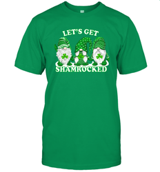 Gnomes let's get shamrocked St. Patrick's day Men's T-Shirt - kambletee