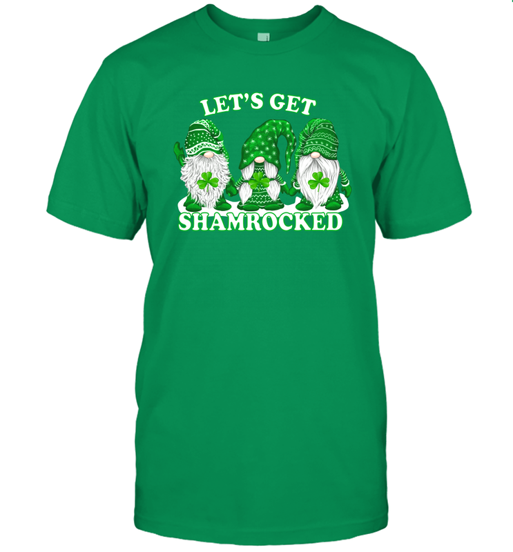 Gnomes let's get shamrocked St. Patrick's day Men's T-Shirt - kambletee