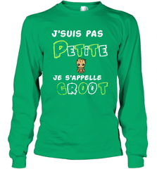 Jsuis pas petite je sappelle Groot St Patricks Day Long Sleeve T-Shirt - kambletee