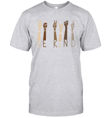 Sign Language be Kind Men's T-Shirt - kambletee