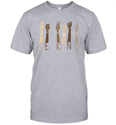 Sign Language be Kind Men's T-Shirt - kambletee