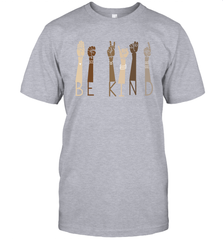 Sign Language be Kind Men's T-Shirt - kambletee
