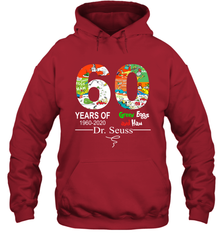 60 years of 1960 2020 Green Eggs and Ham Dr. Seuss Hoodie - kambletee