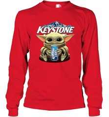 Yoda hug Keystone Light Long Sleeve T-Shirt - kambletee