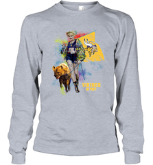 Harley Quinn Minnesota Vikings Of Prey Long Sleeve T-Shirt - kambletee