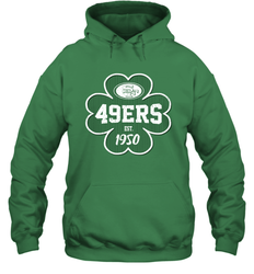 Patrick's Day Shamrock For San Francisco 49ers Fans Hoodie - kambletee