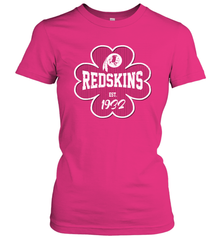 Patrick's Day Shamrock For Washington Redskins Fans Women's T-Shirt - kambletee
