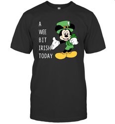 Mickey's Mouse A Wee Bit Irish Today Men's T-Shirt - kambletee