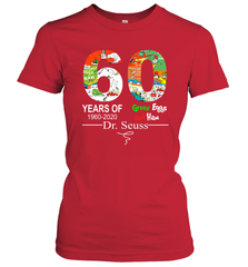 60 years of 1960 2020 Green Eggs and Ham Dr. Seuss Women's T-Shirt - kambletee
