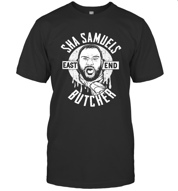 Sha Samuels East End Butcher 2020 Men's T-Shirt - kambletee