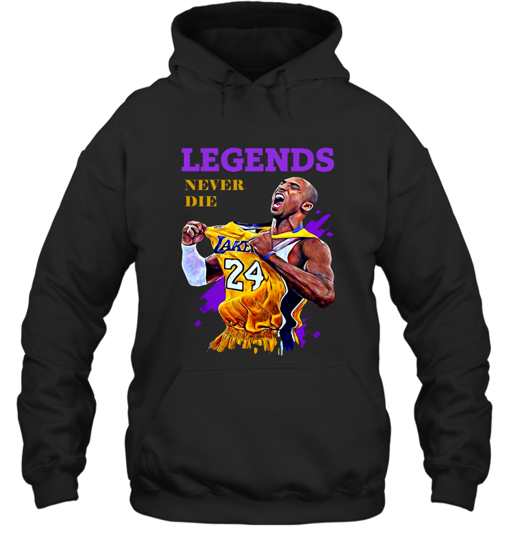 Kobe Bryant Basketball Legends Never Die Hoodie - kambletee