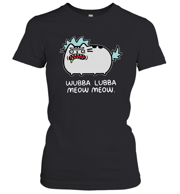 Rick sanchez Cat wubba lubba meow meow Women's T-Shirt - kambletee