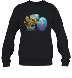 Easter Eggs Baby Yoda Sweatshirt - kambletee