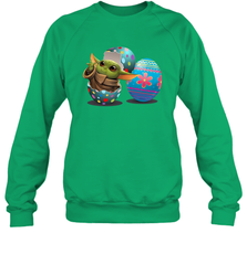 Easter Eggs Baby Yoda Sweatshirt - kambletee