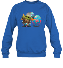 Easter Eggs Baby Yoda Sweatshirt - kambletee