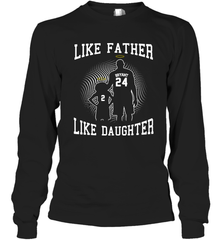 Like Father Like Daughter Kobe Bryant Gianna Bryant Long Sleeve T-Shirt - kambletee