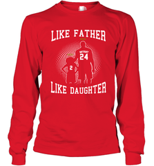 Like Father Like Daughter Kobe Bryant Gianna Bryant Long Sleeve T-Shirt - kambletee