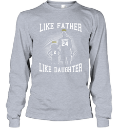Like Father Like Daughter Kobe Bryant Gianna Bryant Long Sleeve T-Shirt - kambletee