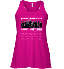 Fast and Furious 19 years Fast Saga signature Racerback Tank - kambletee