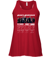 Fast and Furious 19 years Fast Saga signature Racerback Tank - kambletee