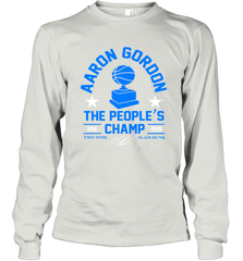 KAARON GORDON THE PEOPLE'S CHAMP 2016 2020 Long Sleeve T-Shirt - kambletee