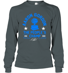 KAARON GORDON THE PEOPLE'S CHAMP 2016 2020 Long Sleeve T-Shirt - kambletee