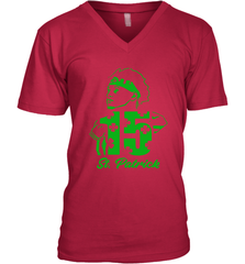 Happy St. Patrick's Day 15 Patrick Mahomes Kansas City Chiefs Men's V-Neck - kambletee