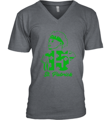 Happy St. Patrick's Day 15 Patrick Mahomes Kansas City Chiefs Men's V-Neck - kambletee