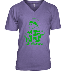 Happy St. Patrick's Day 15 Patrick Mahomes Kansas City Chiefs Men's V-Neck - kambletee
