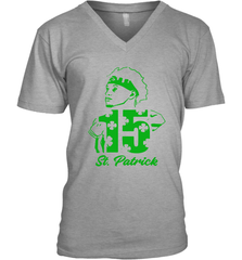 Happy St. Patrick's Day 15 Patrick Mahomes Kansas City Chiefs Men's V-Neck - kambletee