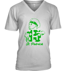 Happy St. Patrick's Day 15 Patrick Mahomes Kansas City Chiefs Men's V-Neck - kambletee