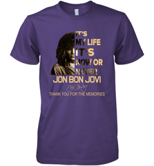It's My Life It's Now Or Never Jon Bon Jovi Premium Men's T-Shirt - kambletee