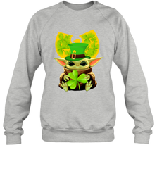 Wu Tang Clan baby Yoda hug Irish clover Sweatshirt - kambletee