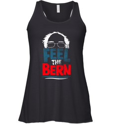 Feel The Bern Bernie Sanders 2020 Bernie Hair Vote President Racerback Tank - kambletee