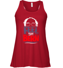 Feel The Bern Bernie Sanders 2020 Bernie Hair Vote President Racerback Tank - kambletee