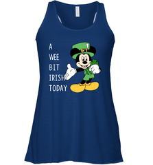 Mickey's Mouse A Wee Bit Irish Today Racerback Tank - kambletee