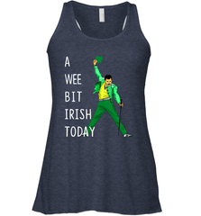 Freddie Mercury A Wee Bit Irish Today Racerback Tank - kambletee