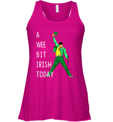 Freddie Mercury A Wee Bit Irish Today Racerback Tank - kambletee