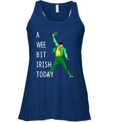 Freddie Mercury A Wee Bit Irish Today Racerback Tank - kambletee
