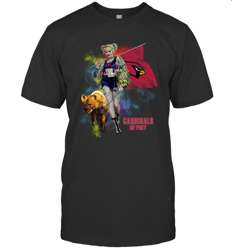 Harley Quinn Arizona Cardinals Of Prey Men's T-Shirt - kambletee