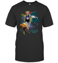 Harley Quinn Philadelphia Eagles Of Prey Men's T-Shirt - kambletee