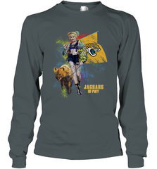 Harley Quinn Jacksonville Jaguars Of Prey Long Sleeve T-Shirt - kambletee