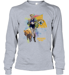 Harley Quinn Jacksonville Jaguars Of Prey Long Sleeve T-Shirt - kambletee