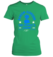 KAARON GORDON THE PEOPLE'S CHAMP 2016 2020 Women's T-Shirt - kambletee