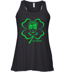 St Patrick's day Patrick Mahomes Kansas City Chiefs Racerback Tank - kambletee