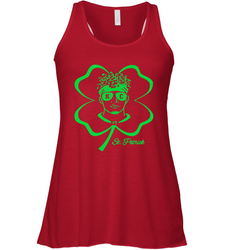 St Patrick's day Patrick Mahomes Kansas City Chiefs Racerback Tank - kambletee